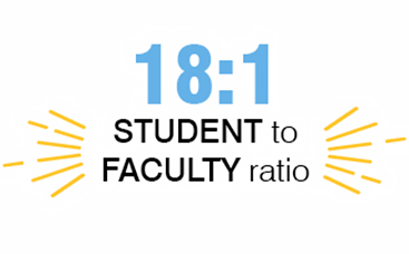 18 to 1 Student Faculty Ratio