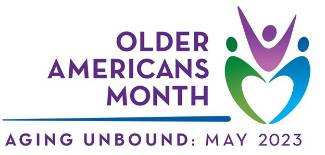 Older American's Month Logo for 2023