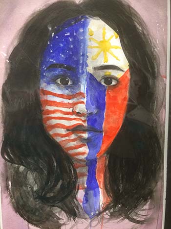 "Dual Citizenship," by Caitlin Ibale, a student from Atlantic Co. Intitute of Technology.