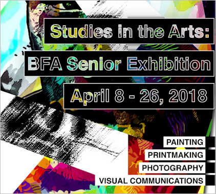 BFA Senior Exhibition Spring 2018 Poster