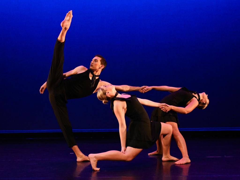 Dancers performing on stage