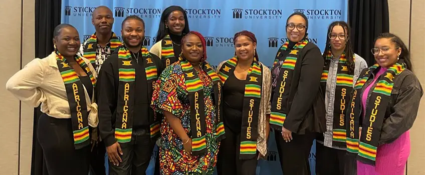 A collage Stockton graduates