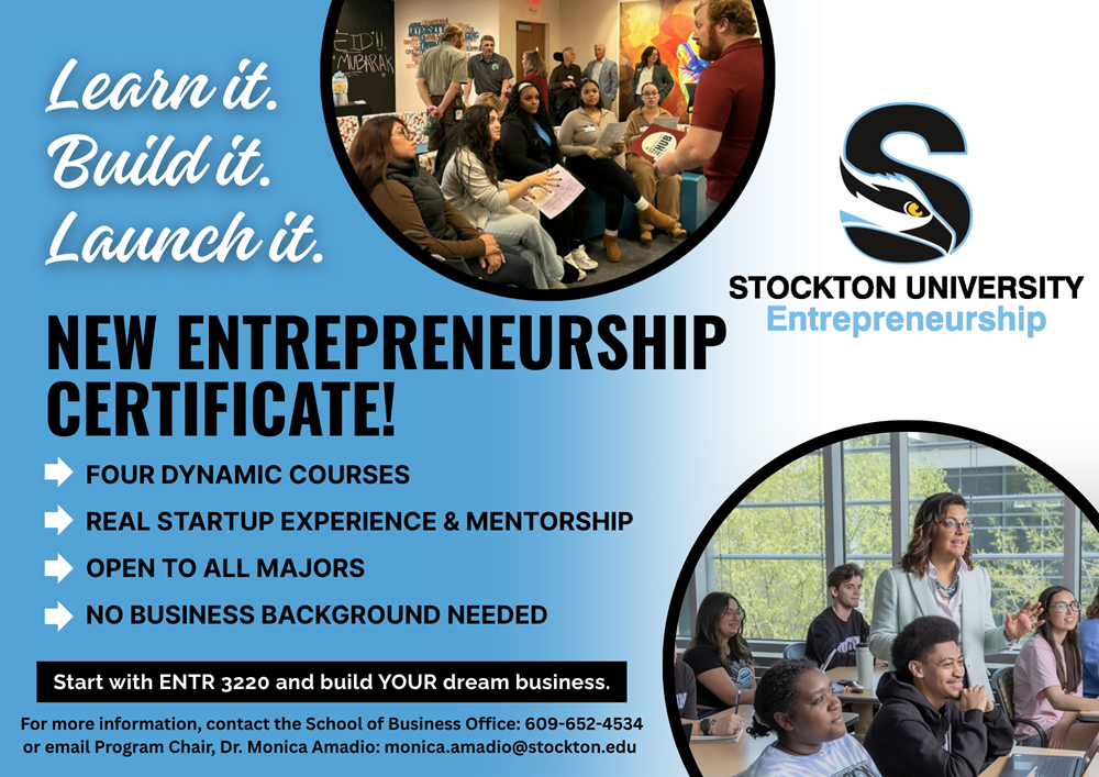 Entrepreneurship Certificate Flyer