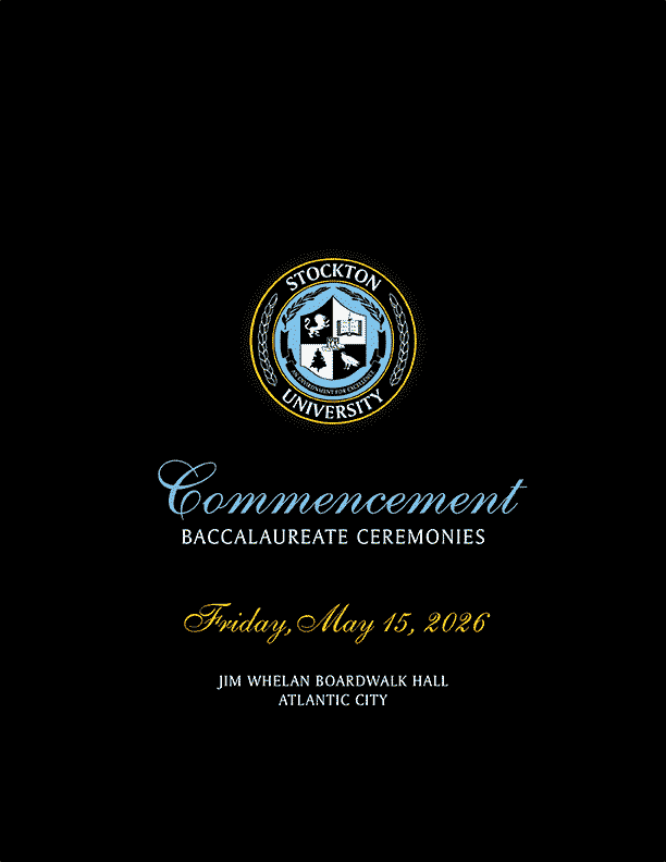 Commencemenet program cover