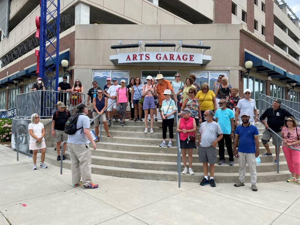 Atlantic City walking tour group