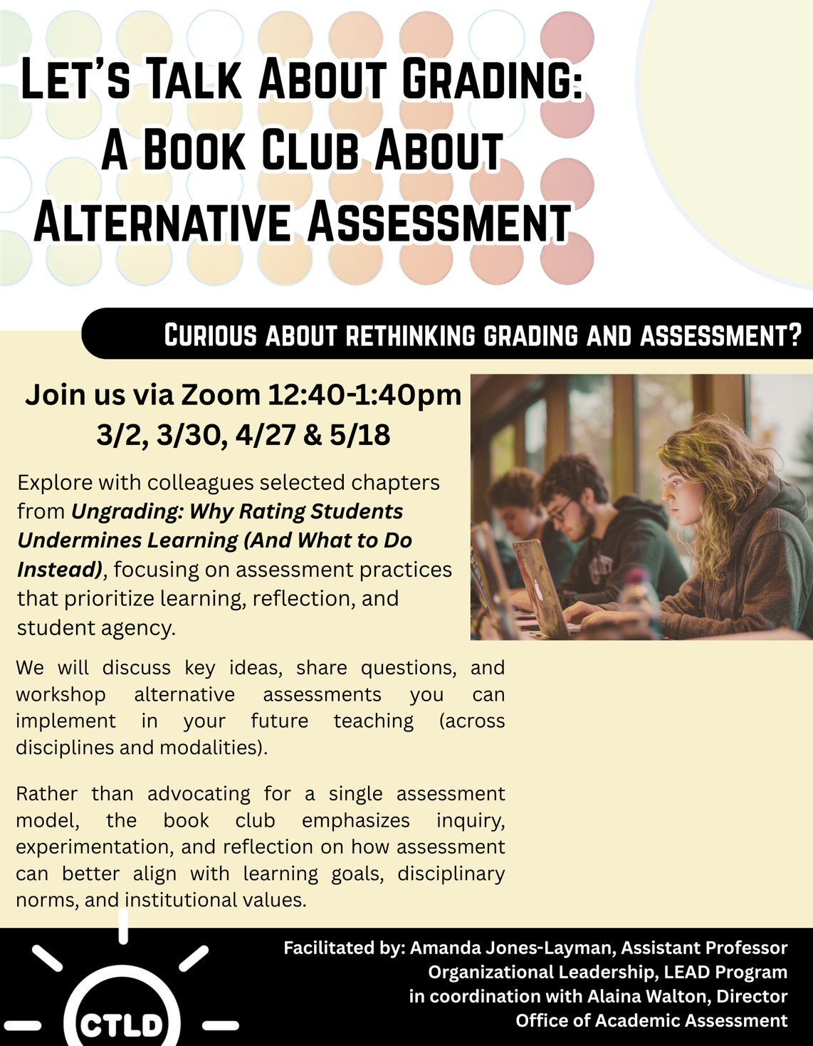 Let's Talsk ABout Grading Book Club