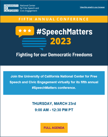 Speech Matters 2023 Conference
