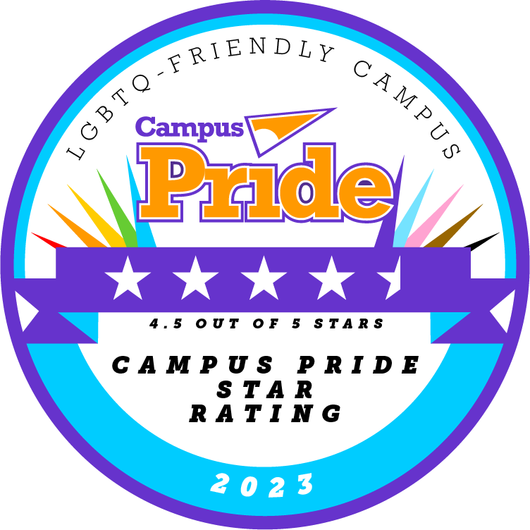Campus Pride Index 4.5/5 stars 