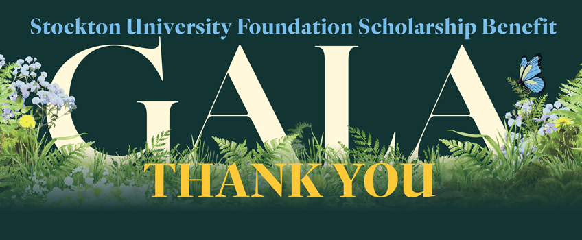 Gala Thank You Graphic with Flowers