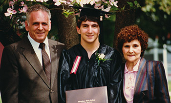Dennis with his family