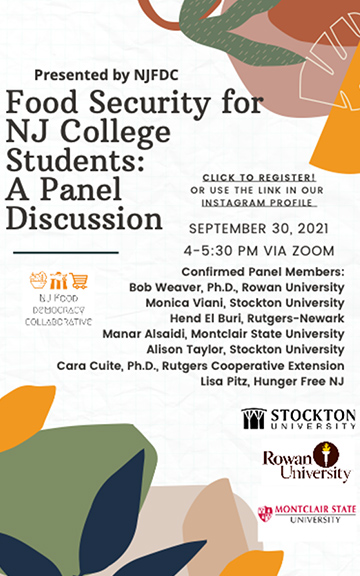 food security  panel flyer