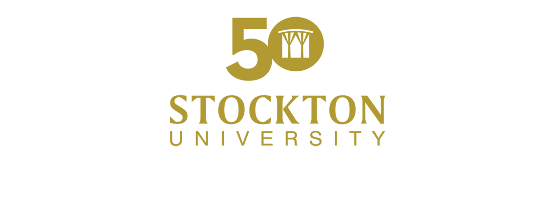 Stockton University 50th logo