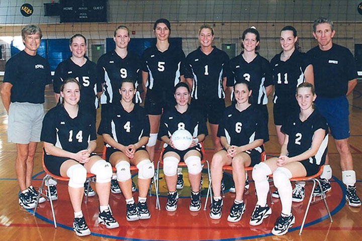 1999 volleyball team photo