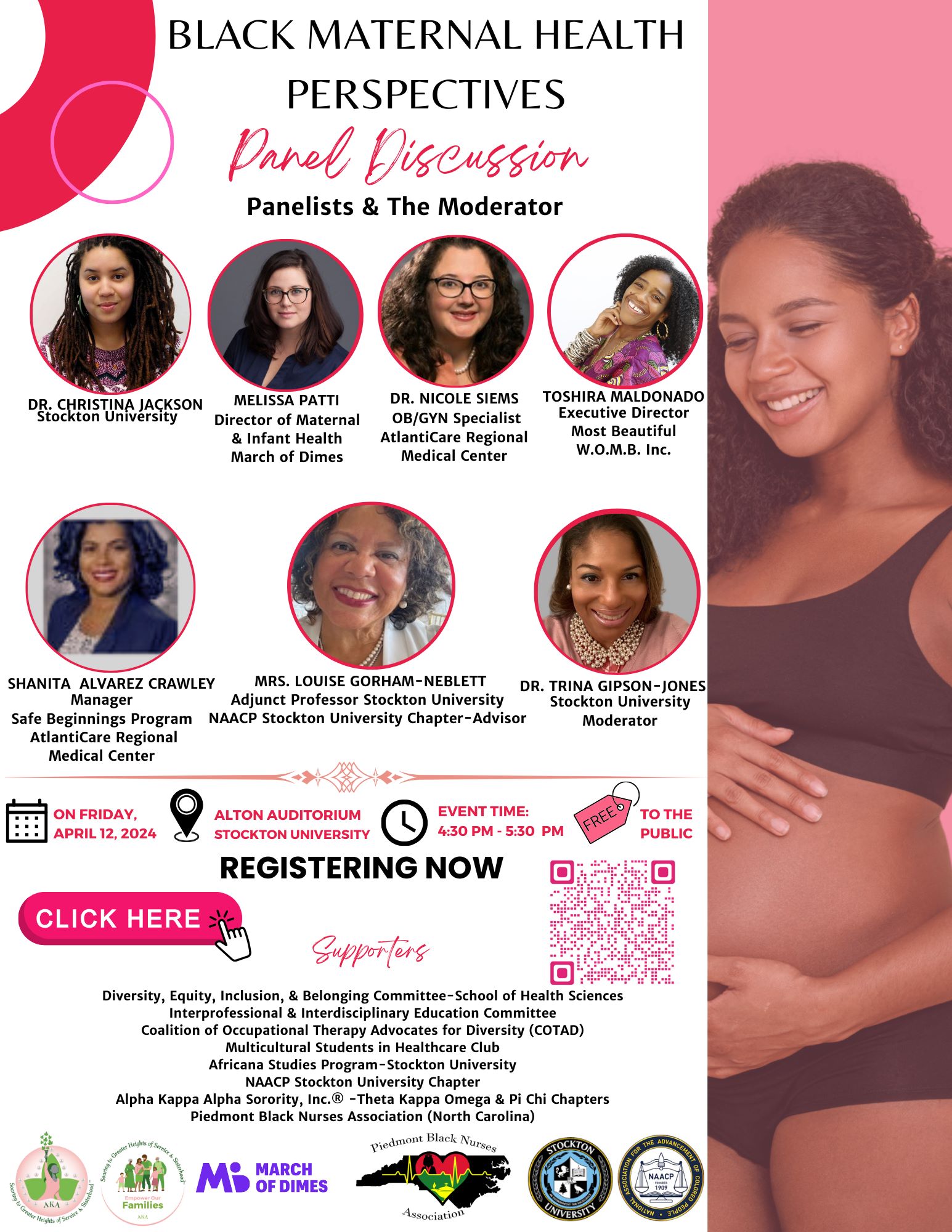 Black Maternal Health Perspectives Flyer