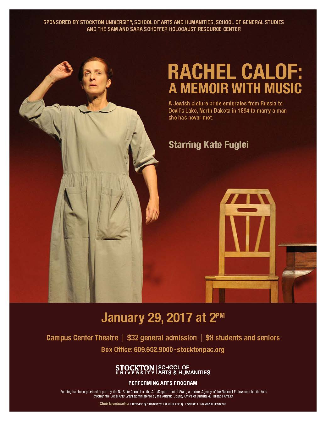 Rachel Calof: A Memoir with Music