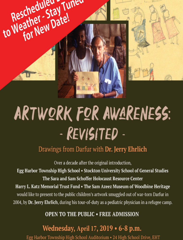 "Artwork for Awareness" Event Flyer, 2019