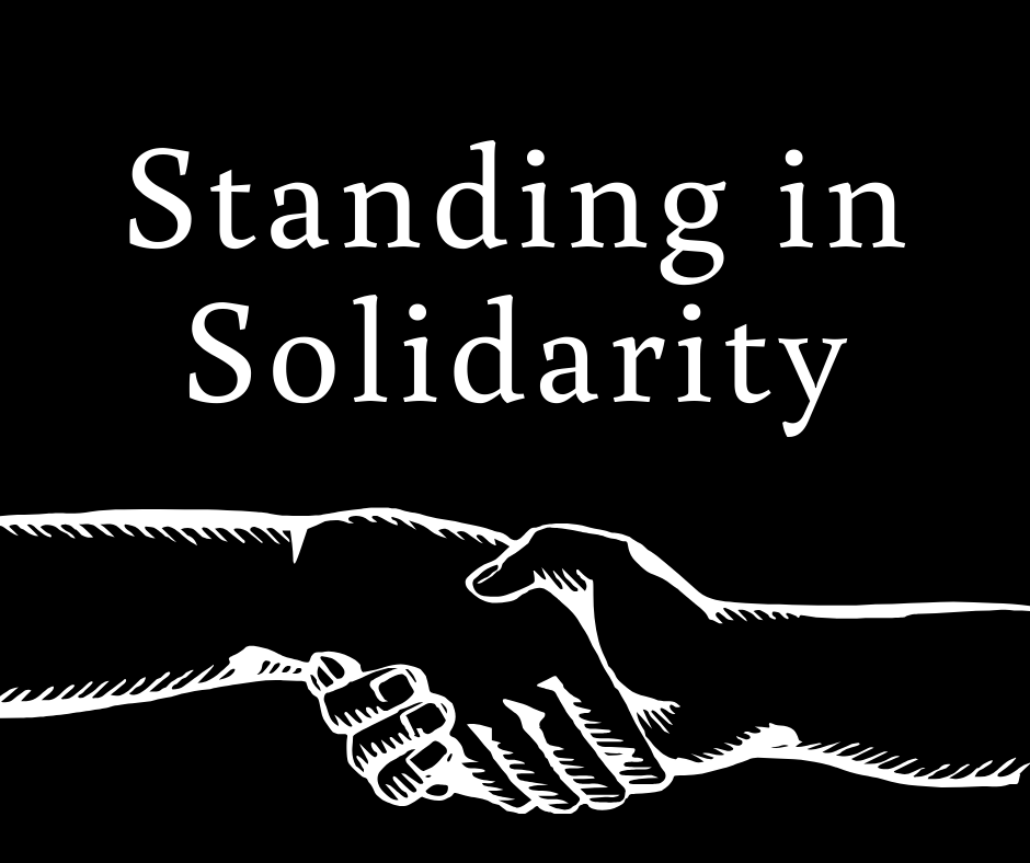 Standing in Solidarity Graphic Image
