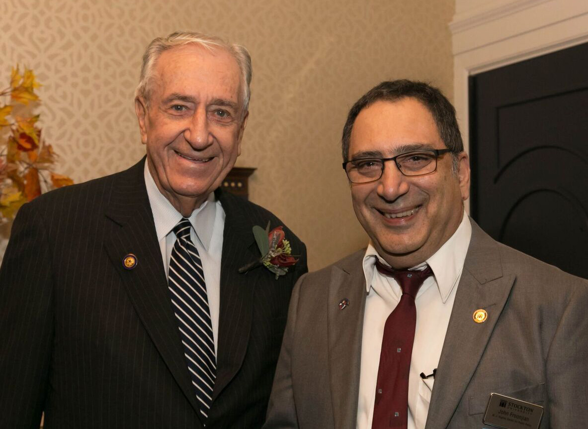 Amb. Hughes with John Froonjian