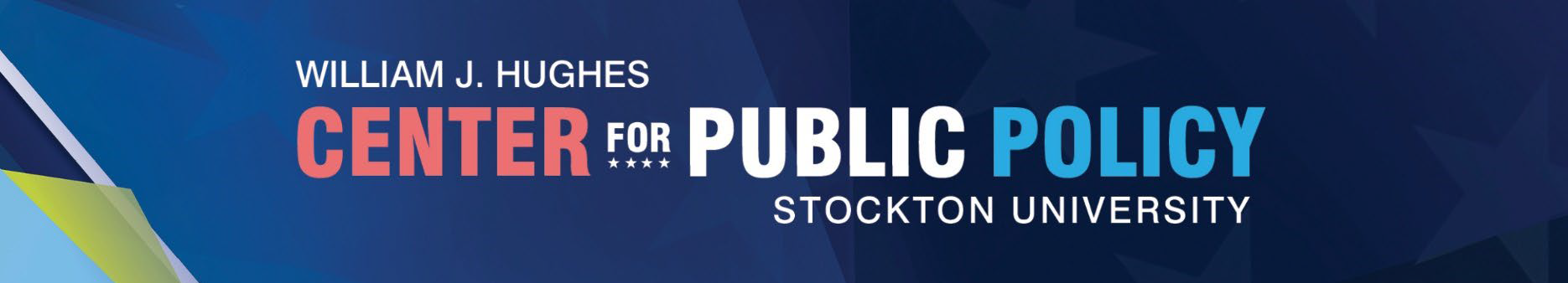 William J. Hughes Center for Public Policy at Stockton University Logo