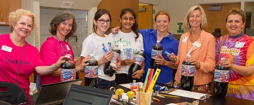 School of Education Tech Trek summer camp for middle school girls School of Education Tech Trek summer camp for middle school girls