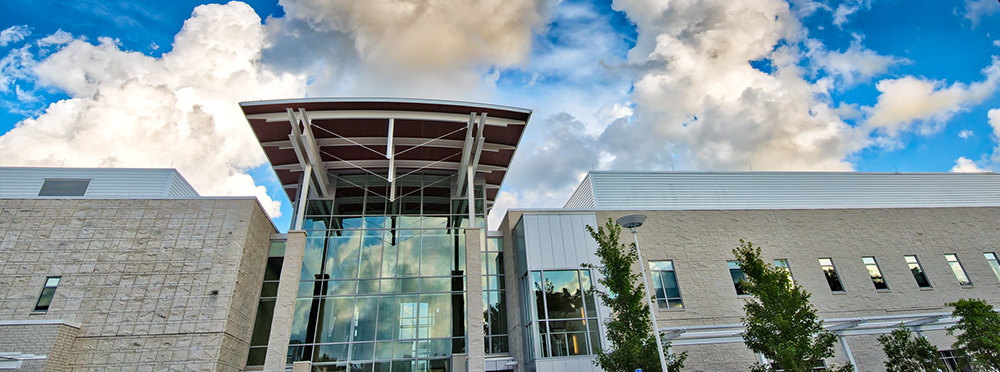 Campus Center picture with pretty sky Campus Center picture with pretty sky