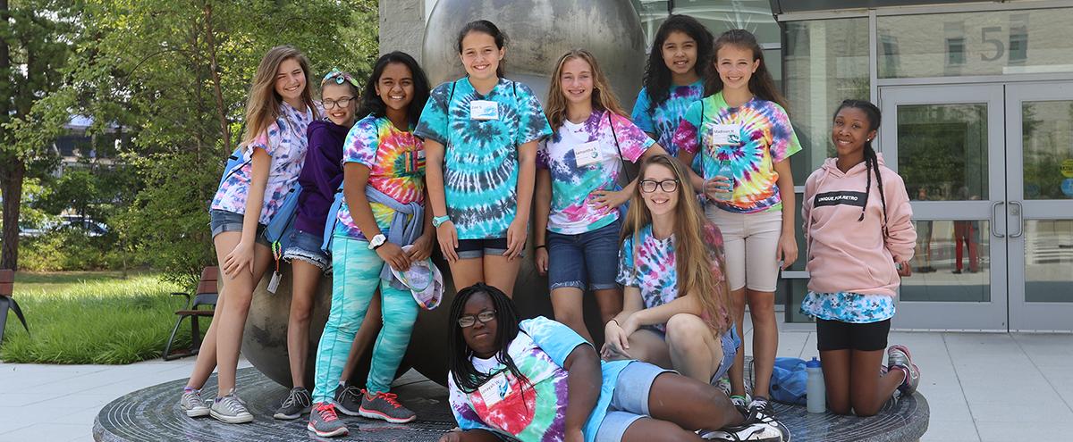 Summer camp group photo Summer camp group photo