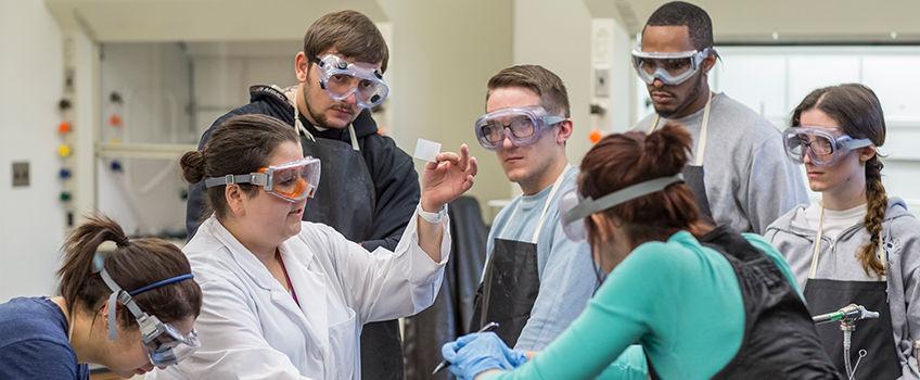 Student in Chemistry Class Student in Chemistry Class