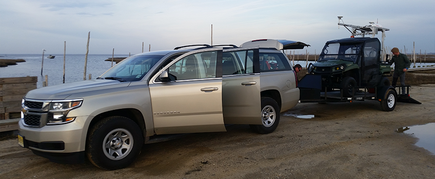 Suburban Transporting Gator Fabricated with Remote Sensing Suburban Transporting Gator Fabricated with Remote Sensing