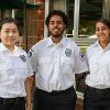 Vivian Hin, Abe Isak, Dimyana Ata at Freshmen Move-In during Welcome Week