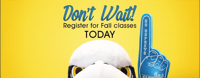 Register for Fall Classes 
