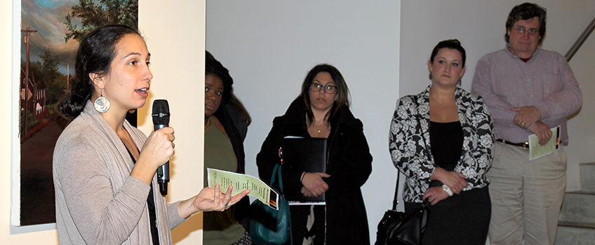 Student event in the art gallery Student event in the art gallery