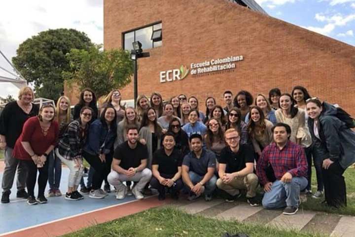 Students from the School of Health Sciences visited Escuela Colombiana de Rehabilitacion in Bogota, Colombia in March 2018. Students from the School of Health Sciences visited Escuela Colombiana de Rehabilitacion in Bogota, Colombia in March 2018.