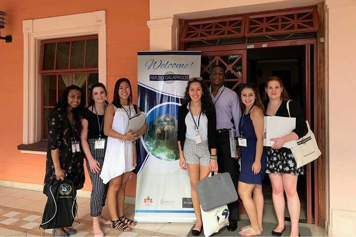 Stockton’s Model UN International team went to Galapagos in January 2018. Stockton’s Model UN International team went to Galapagos in January 2018.