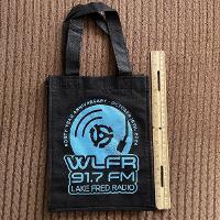 WLFR 40th Anniversary canvas bag  $6.00