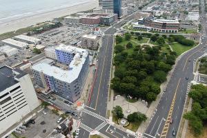 Aerial view of Atlantic City Campus Phase II (7.29.22)