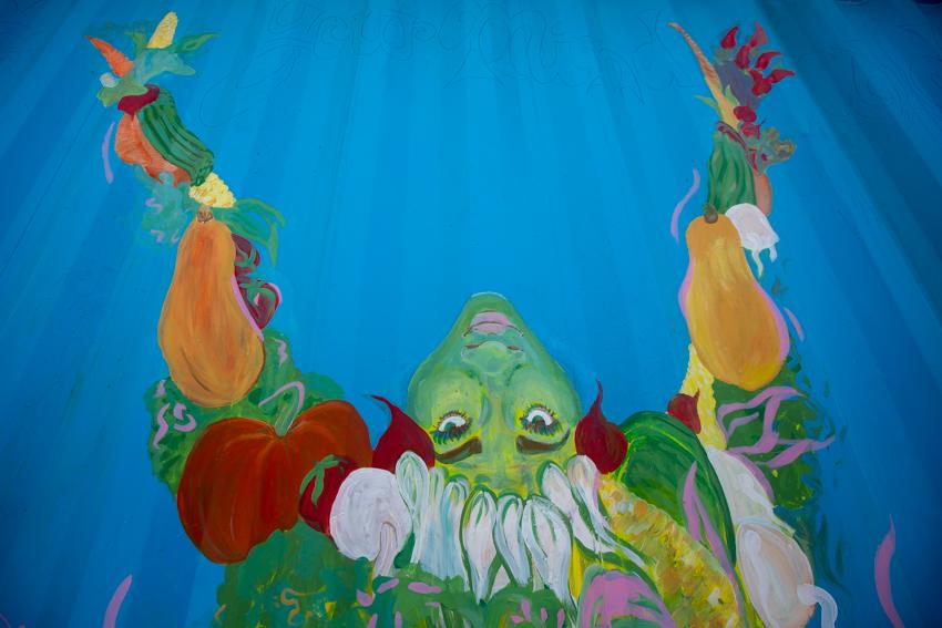 Farm Shipping Container Mural Photo 1 Farm Shipping Container Mural Photo 1