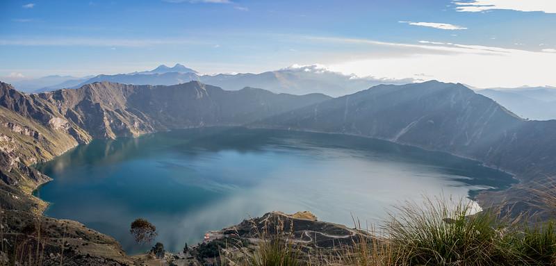 Panoramic view in Quilotoa Panoramic view in Quilotoa