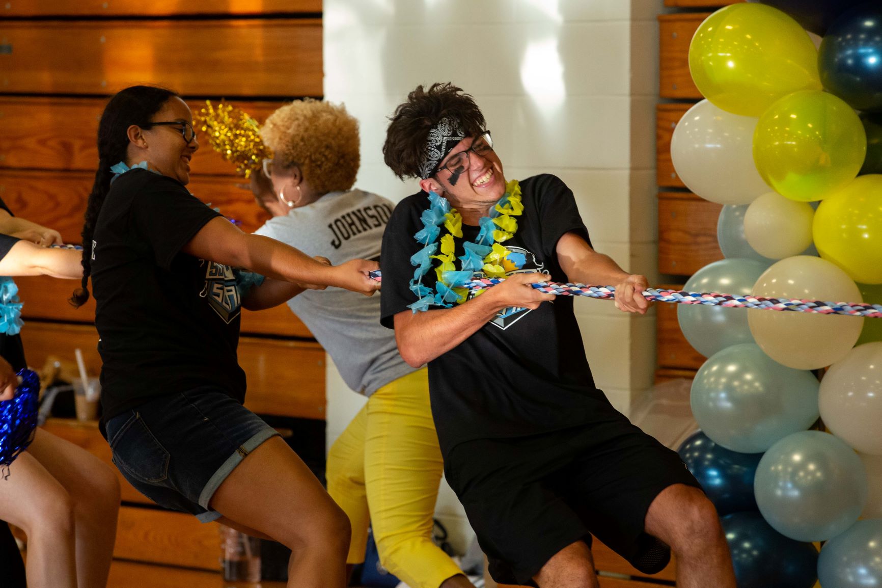 A little friendly competition during Summer Slam makes the best memories! New students are divided into teams and compete against each other. A little friendly competition during Summer Slam makes the best memories! New students are divided into teams and compete against each other.