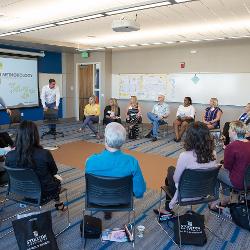 Classroom, Informal Group Setup | John F. Scarpa Academic Center