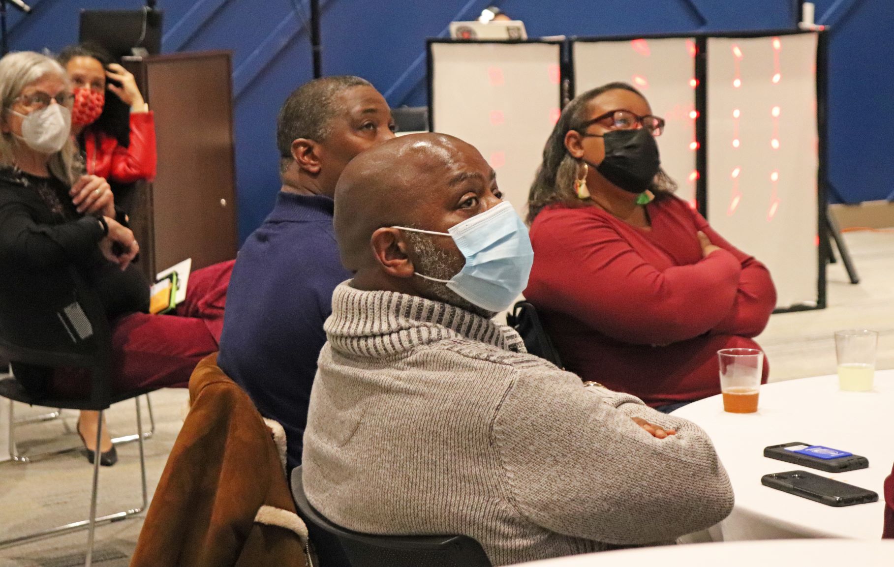 Stockton staff, faculty, students and alumni came together to celebrate the 50th anniversary of the Council of Black Faculty and Staff at 国产传媒 with a "family reunion" mixer. Stockton staff, faculty, students and alumni came together to celebrate the 50th anniversary of the Council of Black Faculty and Staff at 国产传媒 with a "family reunion" mixer.