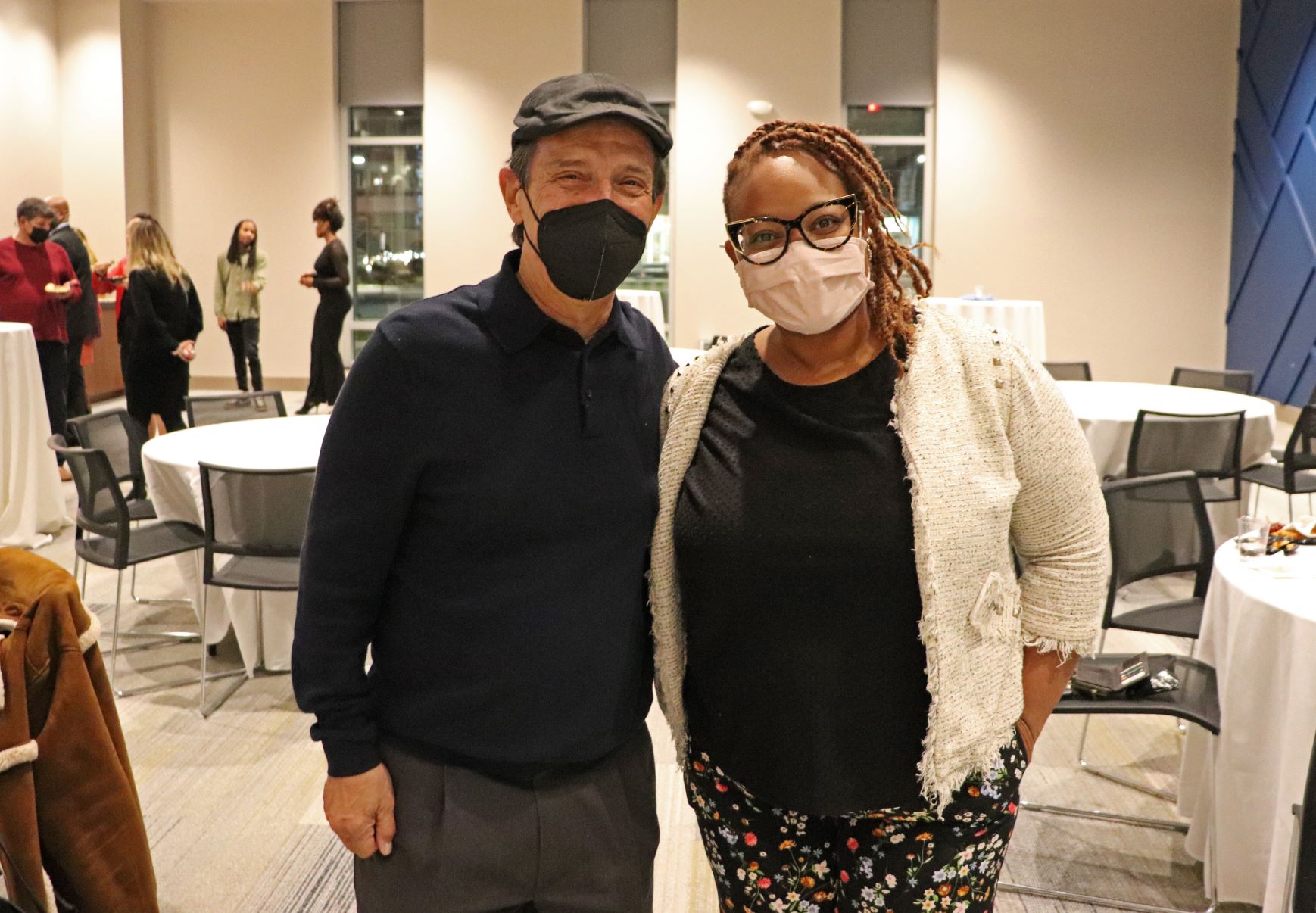 Stockton staff, faculty, students and alumni came together to celebrate the 50th anniversary of the Council of Black Faculty and Staff at 国产传媒 with a "family reunion" mixer. Stockton staff, faculty, students and alumni came together to celebrate the 50th anniversary of the Council of Black Faculty and Staff at 国产传媒 with a "family reunion" mixer.