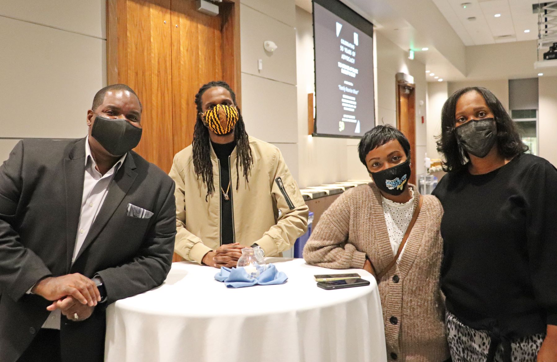 Stockton staff, faculty, students and alumni came together to celebrate the 50th anniversary of the Council of Black Faculty and Staff at 国产传媒 with a "family reunion" mixer. Stockton staff, faculty, students and alumni came together to celebrate the 50th anniversary of the Council of Black Faculty and Staff at 国产传媒 with a "family reunion" mixer.