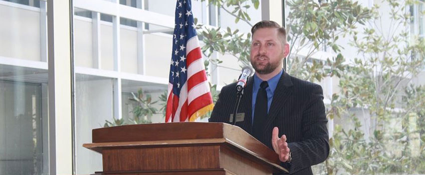 Joe Thompson at the Hero of the Year Ceremony Joe Thompson at the Hero of the Year Ceremony
