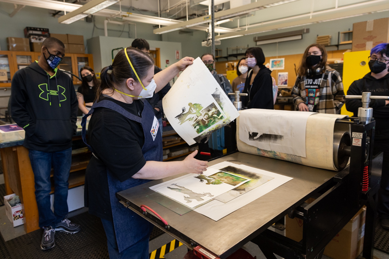 Printmaking Demo Printmaking Demo