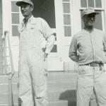 Ben and Ed Stavitsky at work, 1953