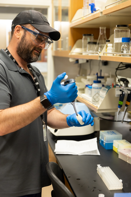 DNA Extraction for Striped Bass Fin Clipping Photo 1 DNA Extraction for Striped Bass Fin Clipping Photo 1