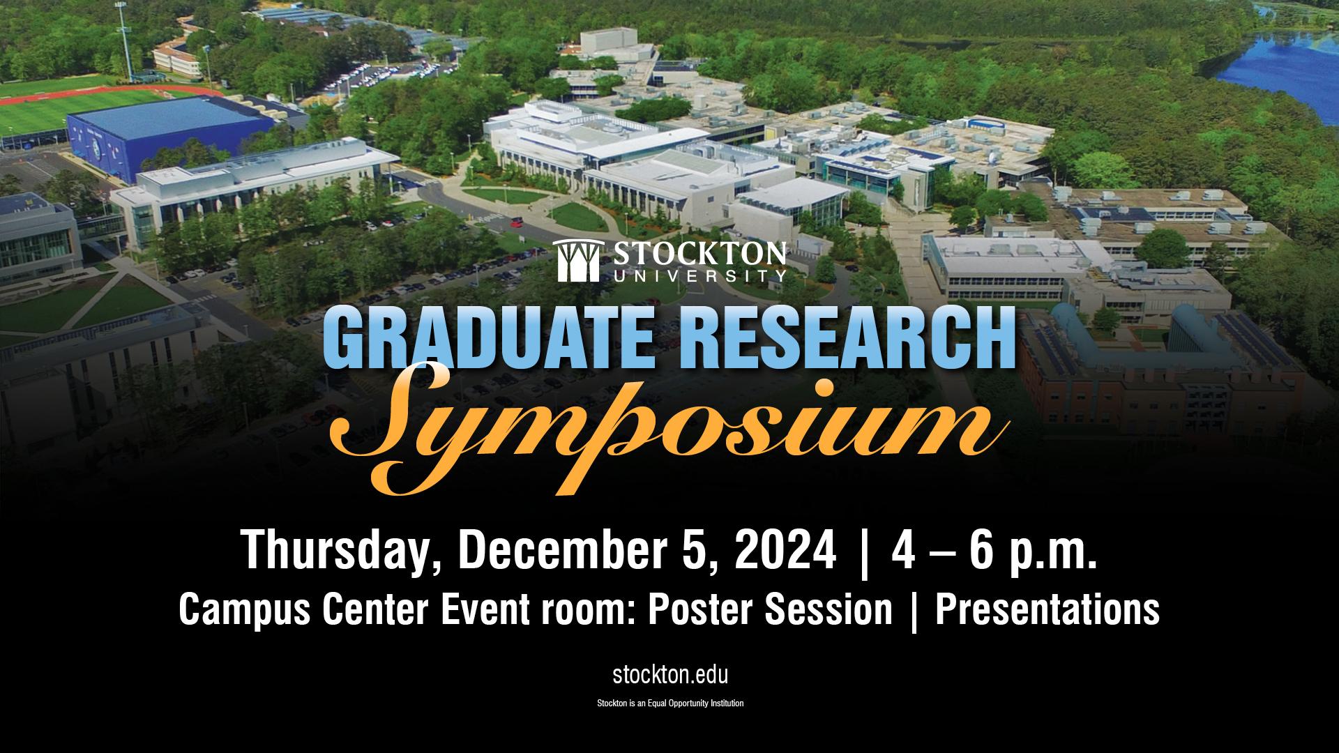 Fall 2024 Graduate Research Symposium