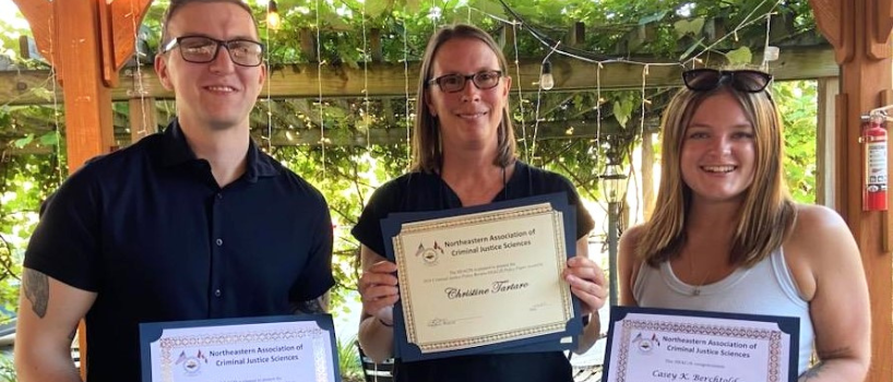 Faculty, Students Win Awards at Criminal Justice Conference Faculty, Students Win Awards at Criminal Justice Conference