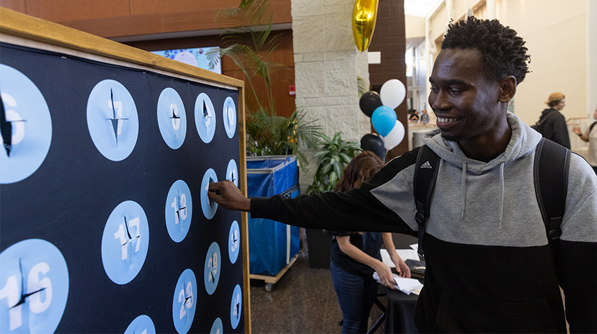 Student at Ospreys Give Student at Ospreys Give