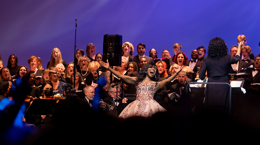 Bev during Messiah Bev during Messiah